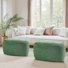 Adna 67.1Cm Wide Triangle Footstool Ottoman