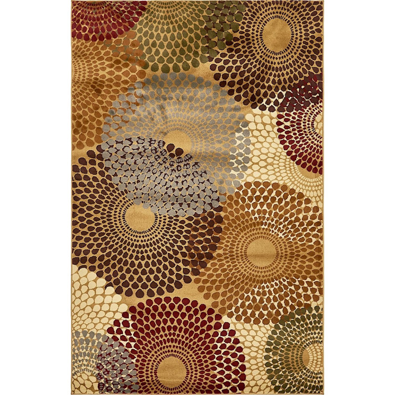 Tapis beige / brun Apex, Rectangle 2 pi 2 po x 3 pi 1 po