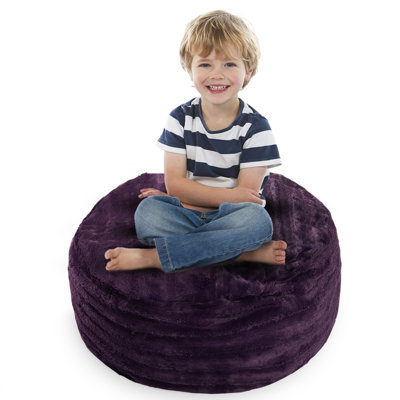 Cheer Medium Faux Fur Bean Bag Cover by Cheer Collection