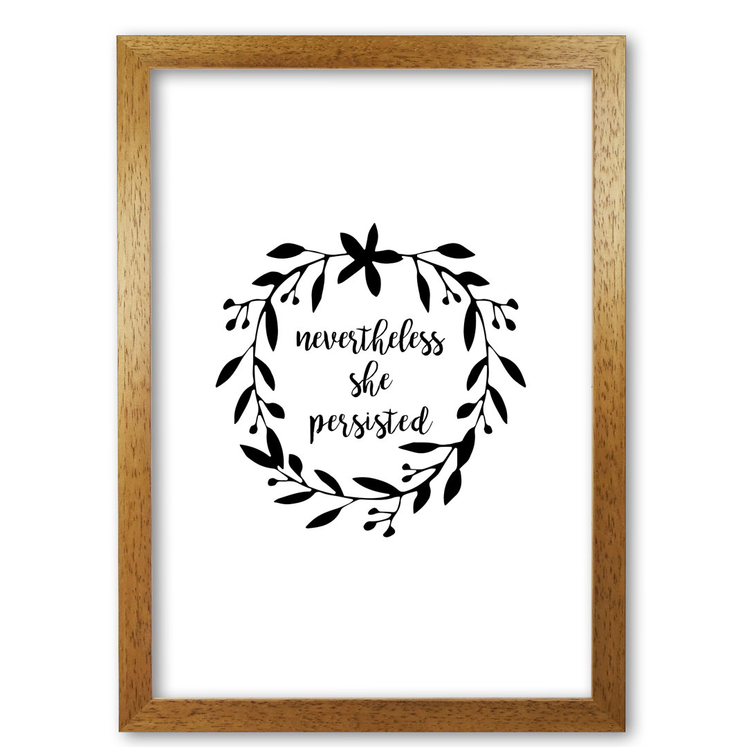 Nevertheless She Persisted Illustration - Print