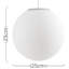 Metropolis Glass Round Pendant Shade in White