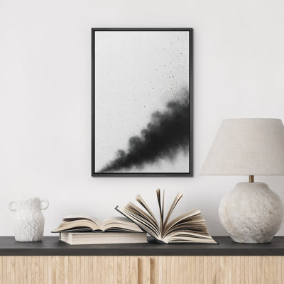 Reproduction d'art abstrait sur toile encadrée pour décoration intérieure moderne