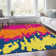 Premium Machine Washable Prisco Pink Rug
