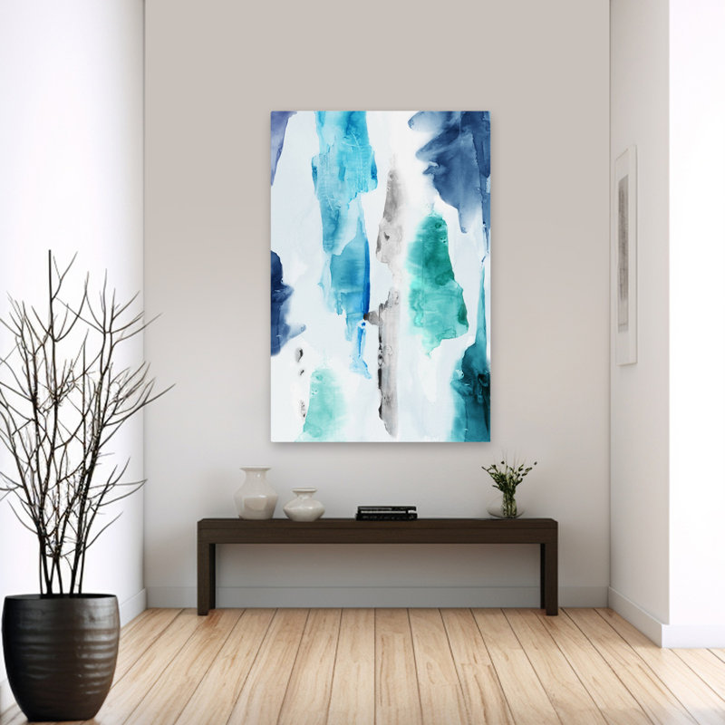 Fluid And Organic  Release Moment Art, 60" H x 40" W