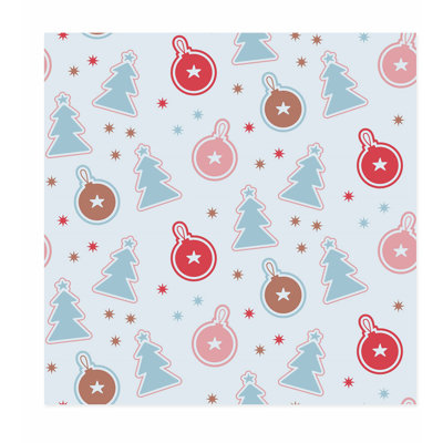 «Holiday Holiday Christmas Tree Presents», reproduction d'art moderne sans cadre