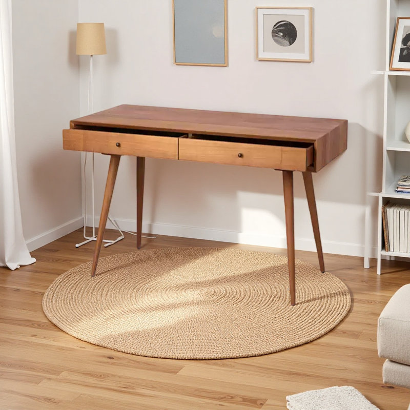 Bureau robuste en bois massif, H 29,52 po x l 39,37 po x P 19,68 po