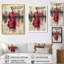 Rose, gris, violoncelle, instrument de musique - reproduction d'art mural-1996845290-1996845295