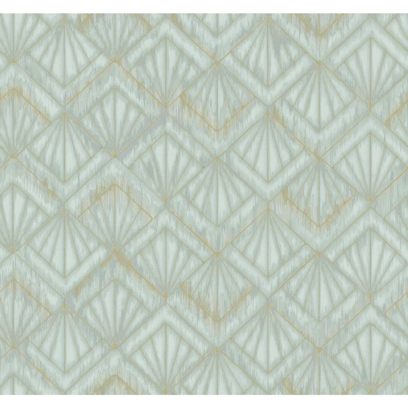 Geometric Double Roll, Light Blue