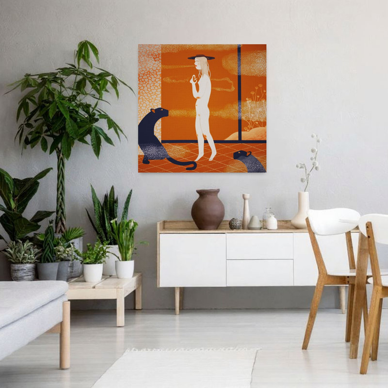 Art contemporain Art contemporain, H 36 po x l 36 po