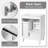 24" Freestanding Single Vanity With Ceramic Sink-735609284