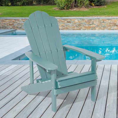 Chaise Adirondack en plastique Inniss