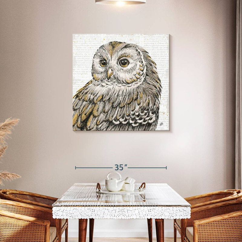 Brampt Beautiful Owls I, H 36 po x l 36 po