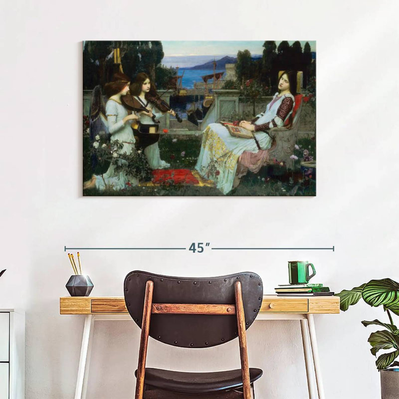 Adella Saint Cecilia, 26" H x 39" W
