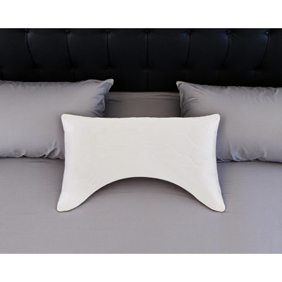 Oreiller hypoallergénique ergonomique en coton de taille standard