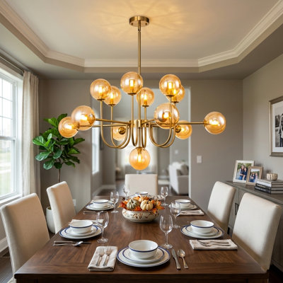 Rael 13-Light Sputnik Chandelier