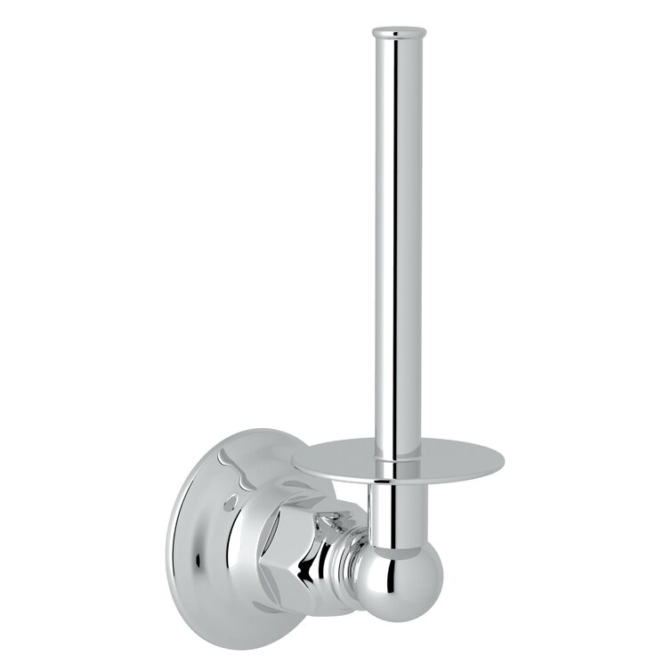 ROHL Lombardia Wall Mount Toilet Paper Holder - Polished Chrome