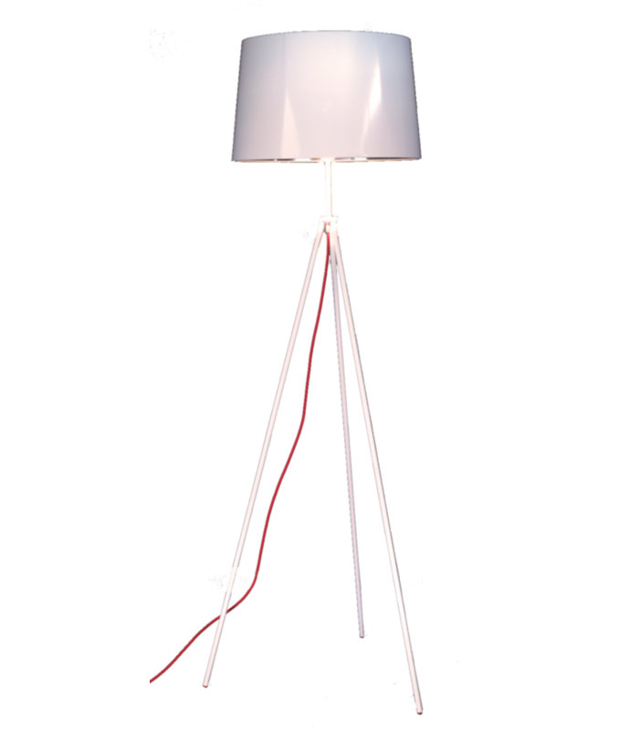 Schuller 156.5cm Tripod Floor Lamp, White