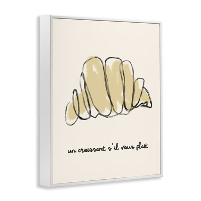 Giclée encadrée par un moderne français à motif croisé, par Lil 'Rue