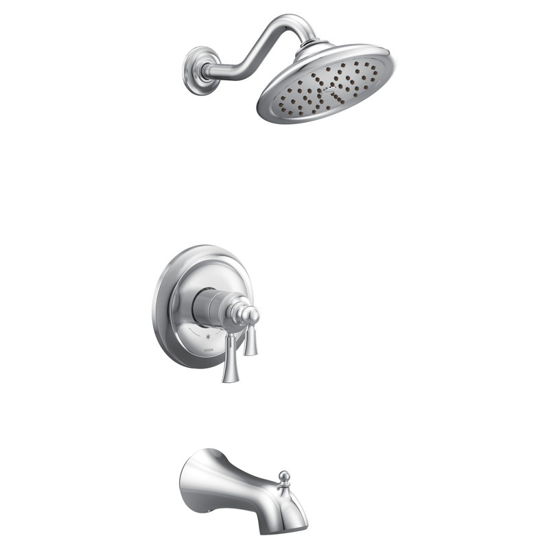Wynford M-CORE 4-Series Eco-Performance Tub And Shower Trim , Valve Required, Chrome