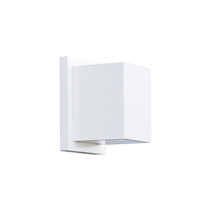 1 - Light LED Outdoor Flush Mount, White