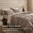 Bedsure 100% Washed Cotton Duvet Cover Oversized King Set –Minimalist Cotton Beding Set For All Season(Set of 3)-125402765-125402769