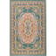 Hand-Knotted High-Quality Green and Green Area Rug
