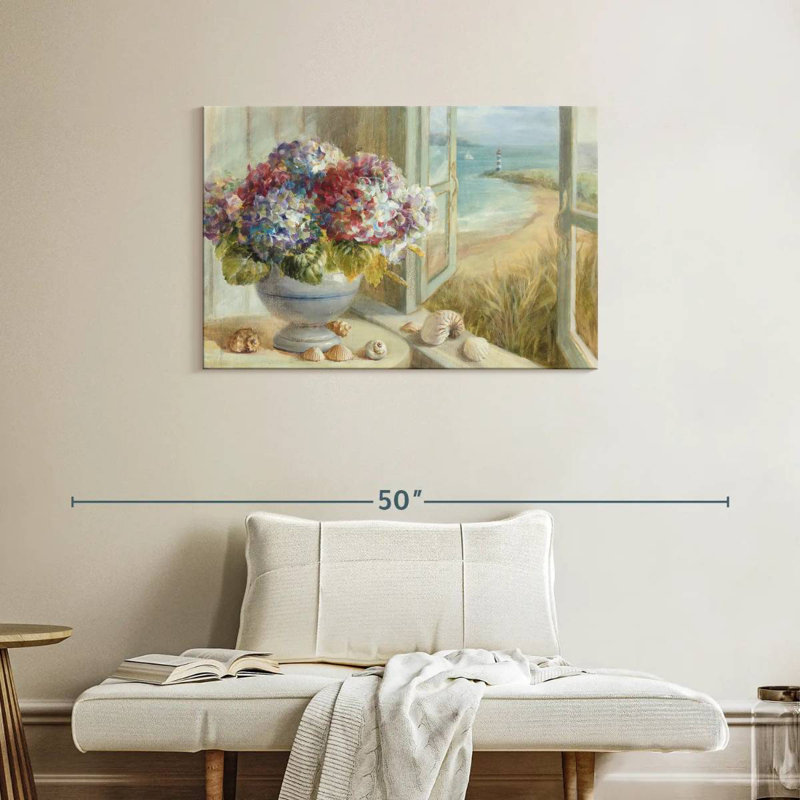 Harnek Coastal Hydrangea II, 24" H x 36" W