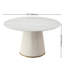 Table de salle à manger ronde Carrara