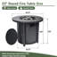Foyer de table au gaz propane 32 po
