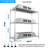 48" H X 48" W X 18" D Height Adjustable Storage 3-tier Wire Shelving Unit-1508488224