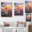 «Tulipes célestes multicolores la nuit I» sur toile-121570251-121570250