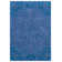 Kouerga Hand Tufted Wool/Viscose Damask Rug in Blue
