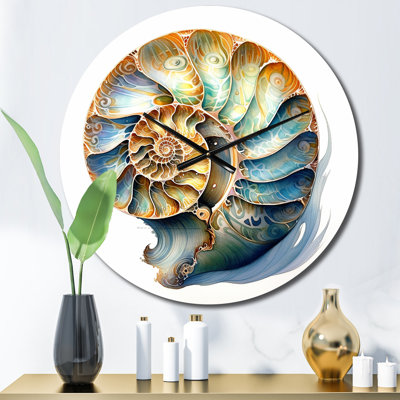 Horloge murale Seashell Symphony I