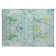 Machine Washable Indoor/Outdoor Xhevrie Teal Rug
