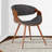 Kaleem Mid-Century Upholstered Dining Chair in Wood Finish-1262555490-1287529705