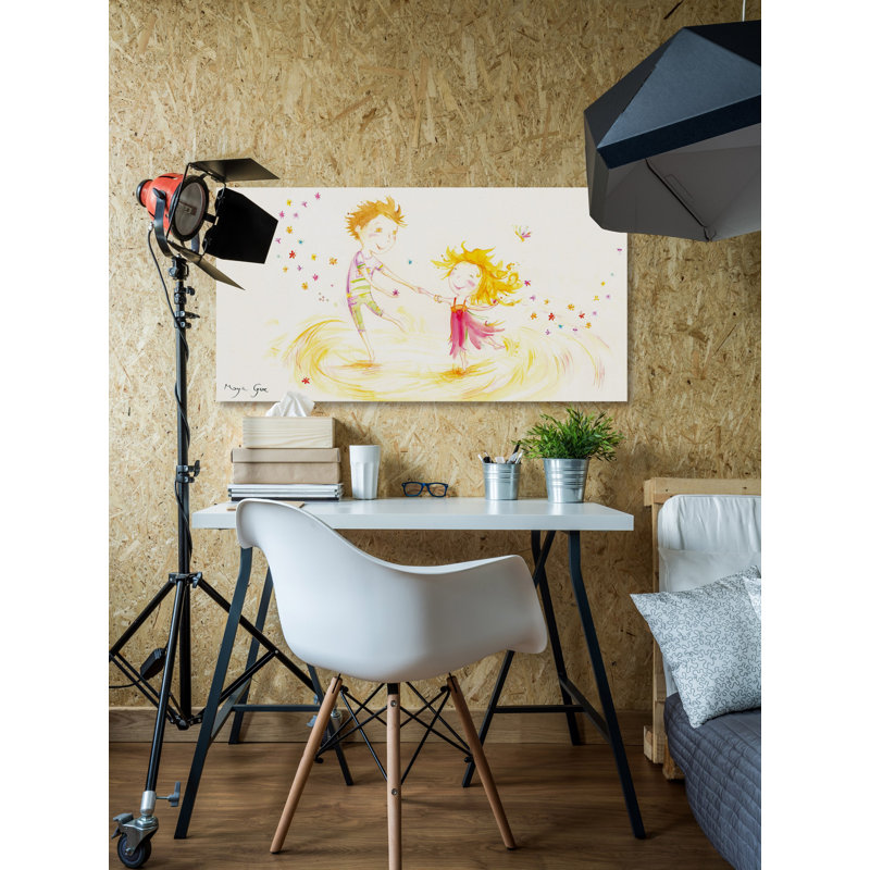 «Celebration Dance» par Maya Gur, reproduction sur toile tendue, H 18 po x l 36 po x P 1,5 po