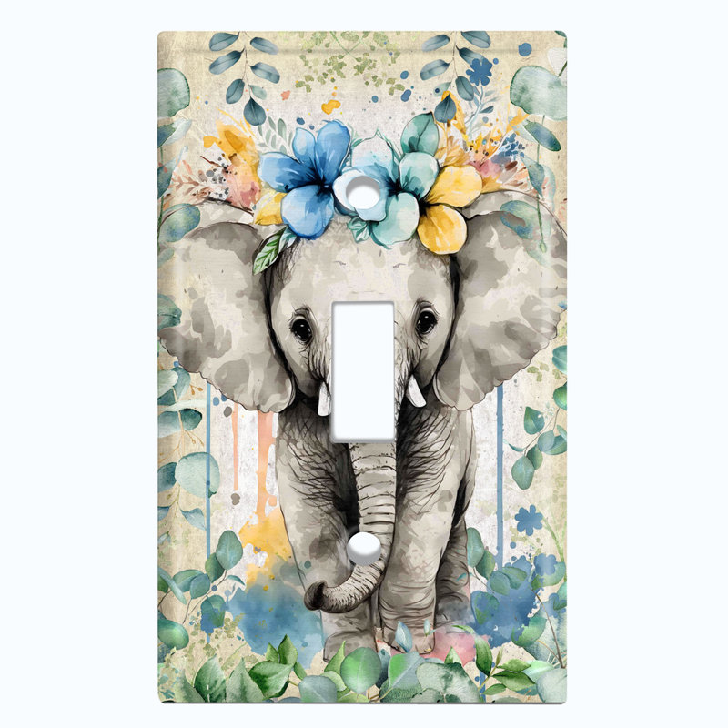 Animals 1 - Gang Toggle Light Switch Standard Wall Plate