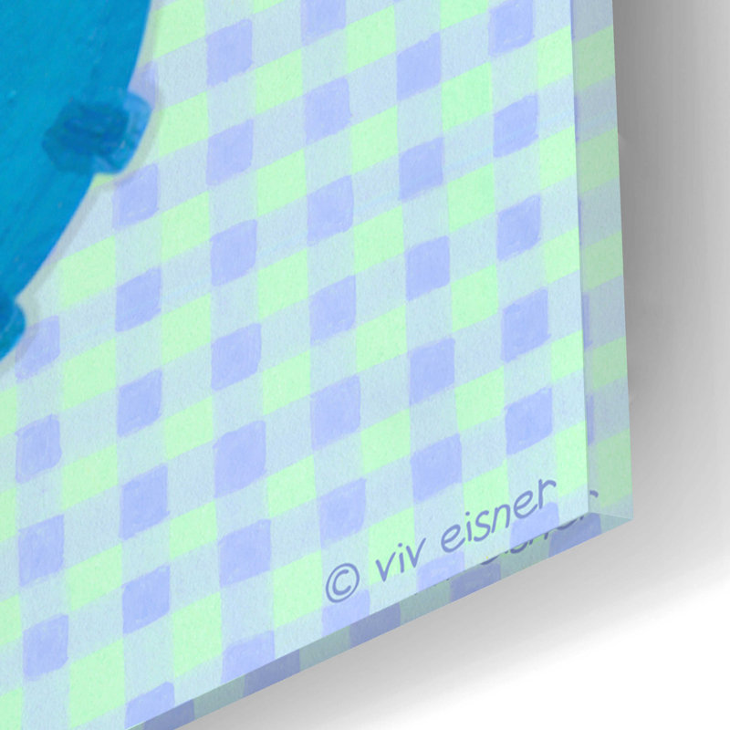 «Blue Tractor» par Viv Eisner, H 12 po x l 16 po