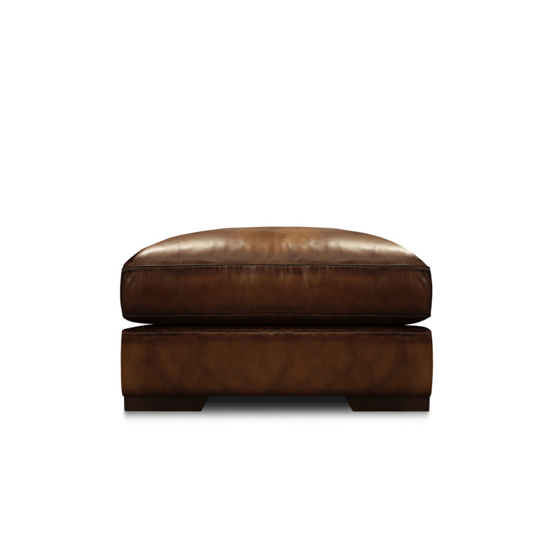 Repose-pieds en cuir Mahadi
