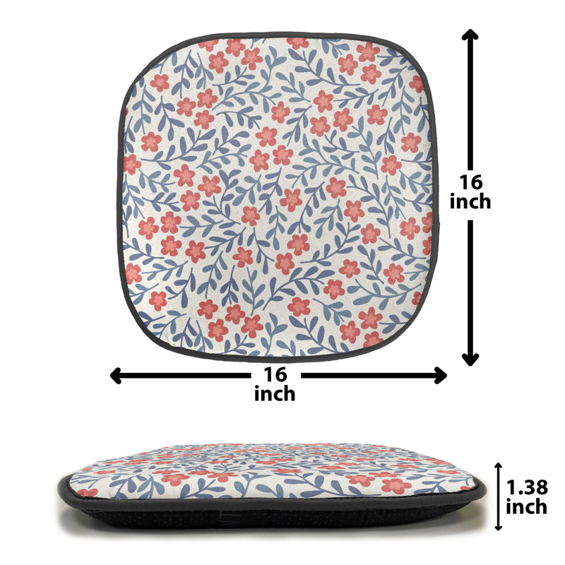 Outdoor 1.38'' Dining Chair Seat Cushion