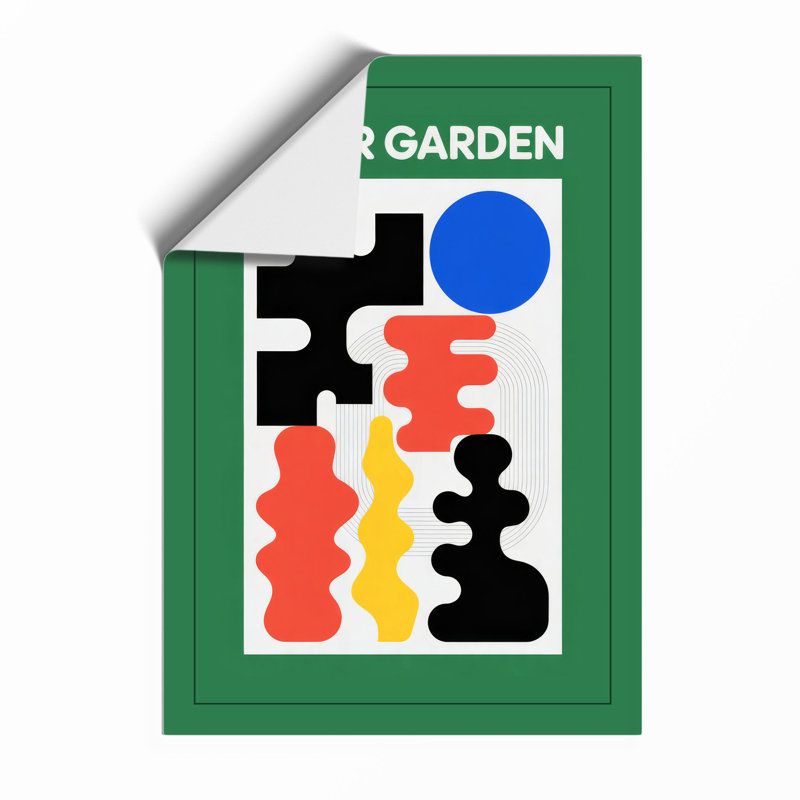Paper Garden Geometric - Print, Unframed, A4 - 29.7 x 21.0 cm