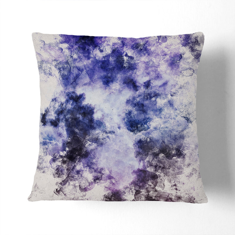 Clouds Cushion with Filling, 40cm H x 40cm W x 15cm D, Black