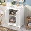 Meuble-lavabo moderne, conception simple et élégante avec rangement à fermeture en douceur