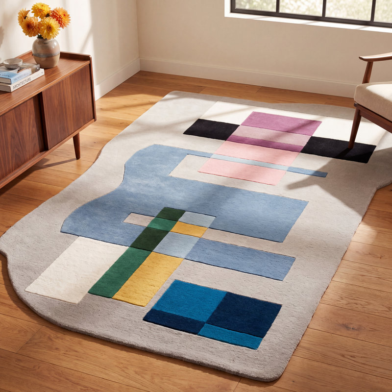Darick Area Rug, Rectangle 6' x 9'
