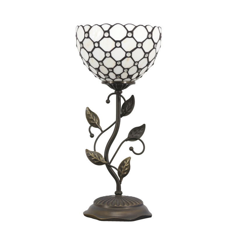 Lampe de table en verre coloré Tiffany