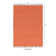 Caple Berber Reversible Coral Orange Wool Area Rug with Jute Core and Jute Fringe