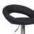 Swivel Upholstered Adjustable Height Counter Stool with Metal Frame-1458907471