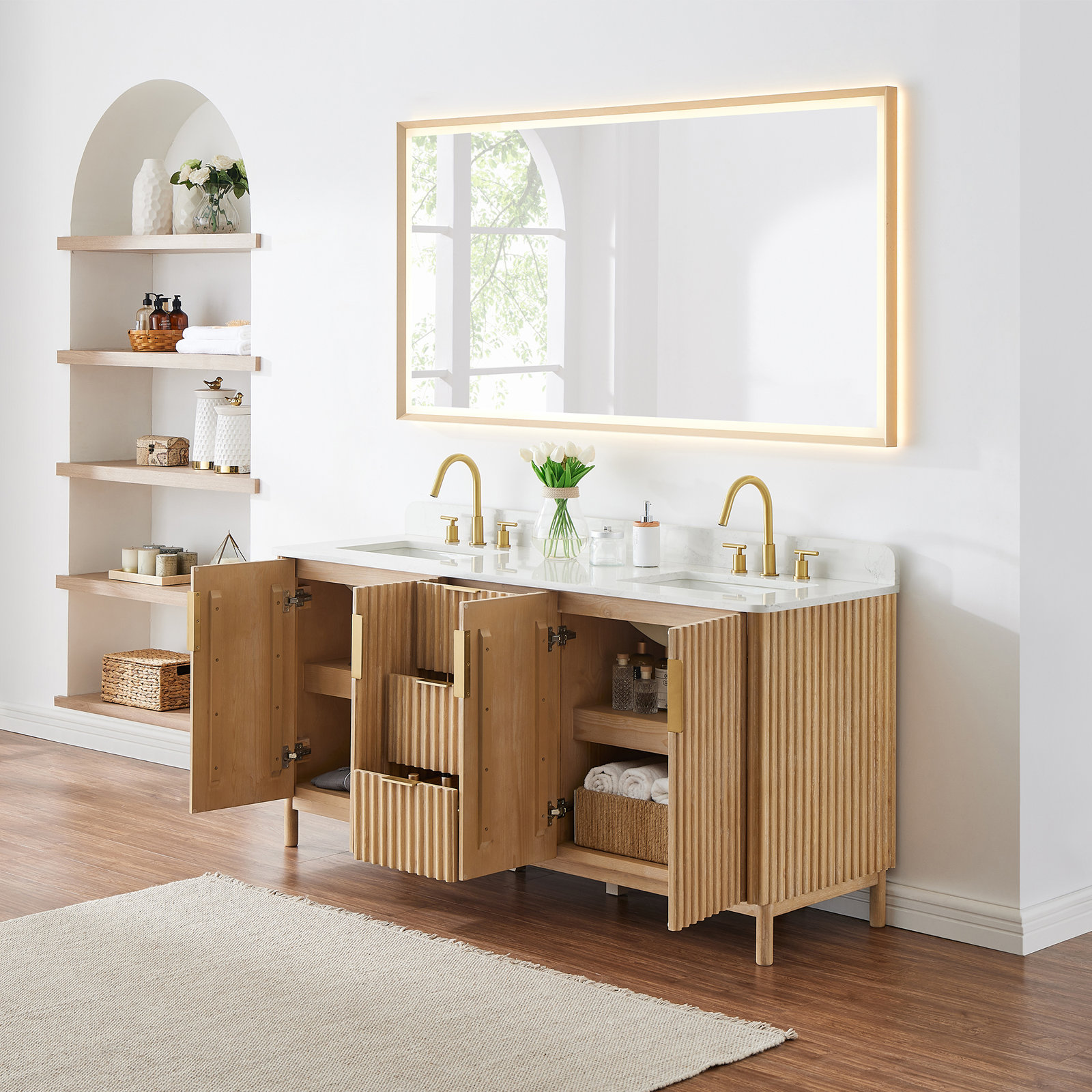 Siena 72" Double Bathroom Vanity