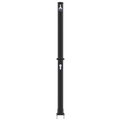 217Cm H Solar Powered PVC/Aluminium Free Standing Outdoor Shower with Detachable Shower Head