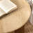 Idella Travertine Round End Table